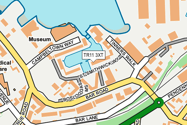 TR11 3XT map - OS OpenMap – Local (Ordnance Survey) TR11 3XT map - OS OpenMap – Local (Ordnance Survey)