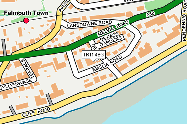 TR11 4BG map - OS OpenMap – Local (Ordnance Survey) TR11 4BG map - OS OpenMap – Local (Ordnance Survey)