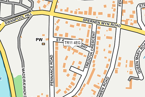 TR11 4EG map - OS OpenMap – Local (Ordnance Survey) TR11 4EG map - OS OpenMap – Local (Ordnance Survey)
