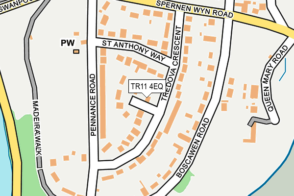 TR11 4EQ map - OS OpenMap – Local (Ordnance Survey) TR11 4EQ map - OS OpenMap – Local (Ordnance Survey)