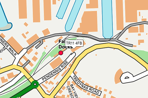 TR11 4FB map - OS OpenMap – Local (Ordnance Survey) TR11 4FB map - OS OpenMap – Local (Ordnance Survey)