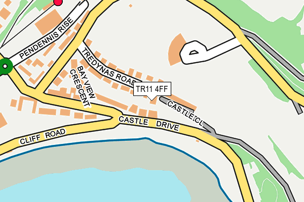 TR11 4FF map - OS OpenMap – Local (Ordnance Survey) TR11 4FF map - OS OpenMap – Local (Ordnance Survey)