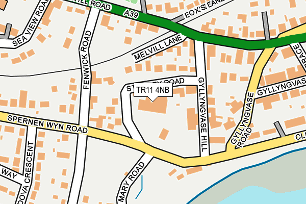 TR11 4NB map - OS OpenMap – Local (Ordnance Survey) TR11 4NB map - OS OpenMap – Local (Ordnance Survey)