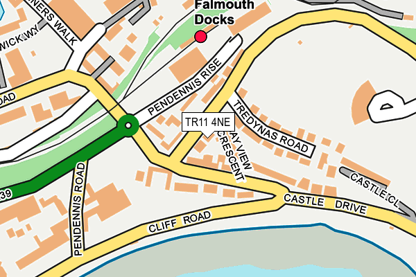 TR11 4NE map - OS OpenMap – Local (Ordnance Survey) TR11 4NE map - OS OpenMap – Local (Ordnance Survey)