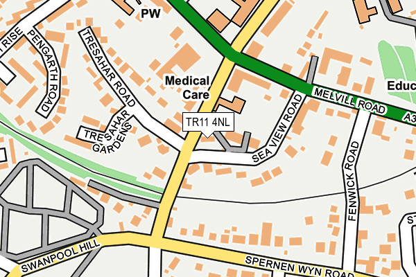 TR11 4NL map - OS OpenMap – Local (Ordnance Survey) TR11 4NL map - OS OpenMap – Local (Ordnance Survey)