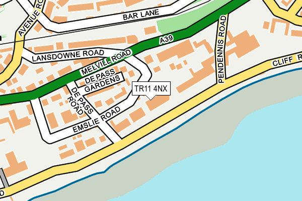 TR11 4NX map - OS OpenMap – Local (Ordnance Survey) TR11 4NX map - OS OpenMap – Local (Ordnance Survey)