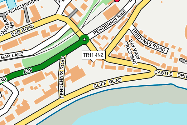 TR11 4NZ map - OS OpenMap – Local (Ordnance Survey) TR11 4NZ map - OS OpenMap – Local (Ordnance Survey)