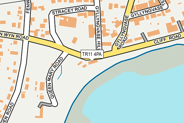 TR11 4PA map - OS OpenMap – Local (Ordnance Survey) TR11 4PA map - OS OpenMap – Local (Ordnance Survey)
