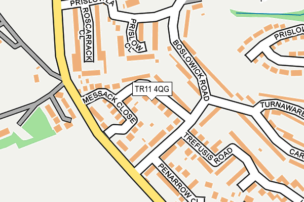 TR11 4QG map - OS OpenMap – Local (Ordnance Survey) TR11 4QG map - OS OpenMap – Local (Ordnance Survey)