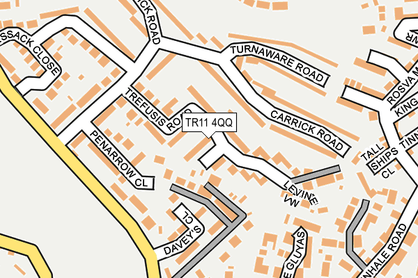 TR11 4QQ map - OS OpenMap – Local (Ordnance Survey) TR11 4QQ map - OS OpenMap – Local (Ordnance Survey)
