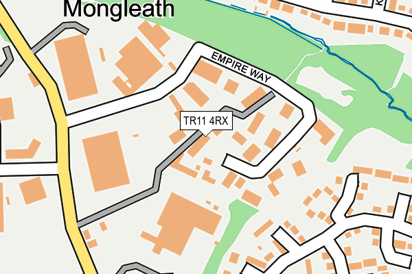 TR11 4RX map - OS OpenMap – Local (Ordnance Survey) TR11 4RX map - OS OpenMap – Local (Ordnance Survey)