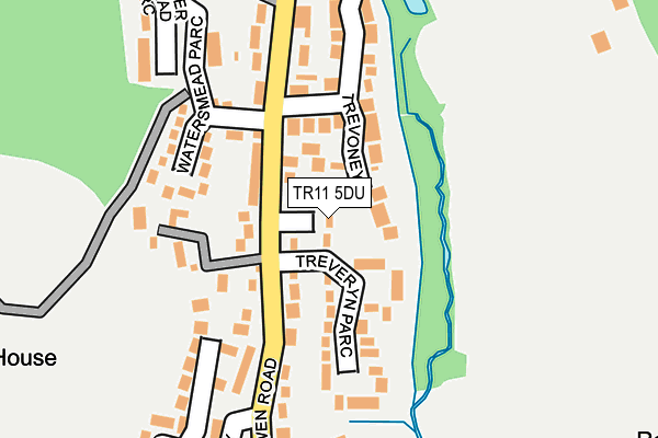 TR11 5DU map - OS OpenMap – Local (Ordnance Survey) TR11 5DU map - OS OpenMap – Local (Ordnance Survey)