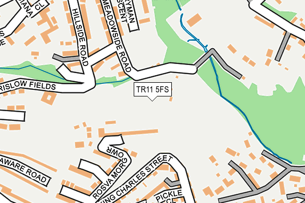 TR11 5FS map - OS OpenMap – Local (Ordnance Survey) TR11 5FS map - OS OpenMap – Local (Ordnance Survey)