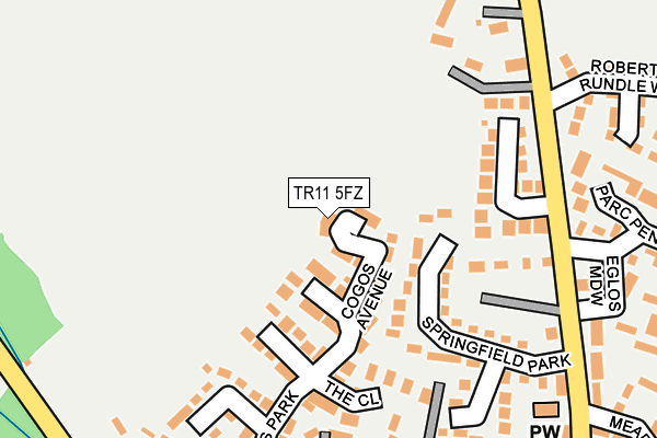 TR11 5FZ map - OS OpenMap – Local (Ordnance Survey) TR11 5FZ map - OS OpenMap – Local (Ordnance Survey)
