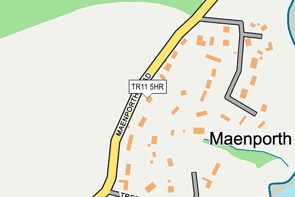 TR11 5HR map - OS OpenMap – Local (Ordnance Survey) TR11 5HR map - OS OpenMap – Local (Ordnance Survey)