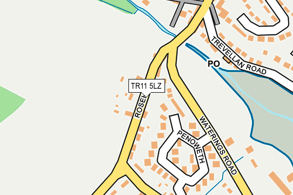 TR11 5LZ map - OS OpenMap – Local (Ordnance Survey) TR11 5LZ map - OS OpenMap – Local (Ordnance Survey)