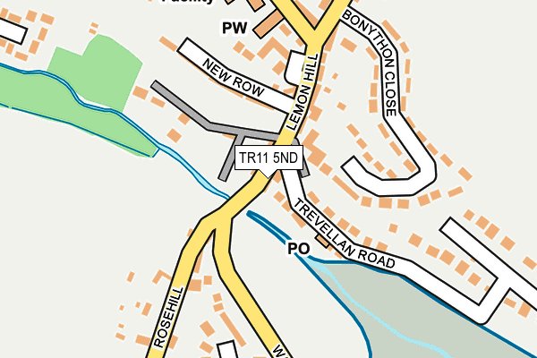 TR11 5ND map - OS OpenMap – Local (Ordnance Survey) TR11 5ND map - OS OpenMap – Local (Ordnance Survey)