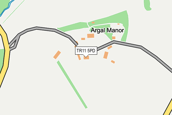 TR11 5PD map - OS OpenMap – Local (Ordnance Survey) TR11 5PD map - OS OpenMap – Local (Ordnance Survey)
