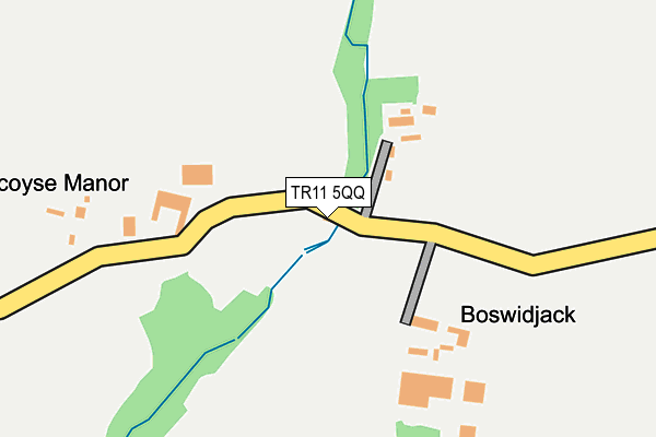 TR11 5QQ map - OS OpenMap – Local (Ordnance Survey) TR11 5QQ map - OS OpenMap – Local (Ordnance Survey)