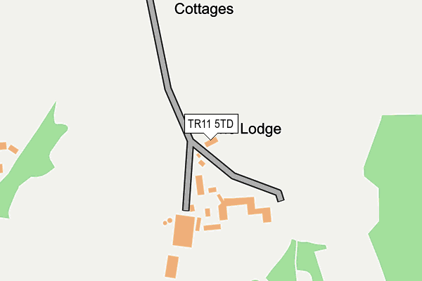 TR11 5TD map - OS OpenMap – Local (Ordnance Survey) TR11 5TD map - OS OpenMap – Local (Ordnance Survey)