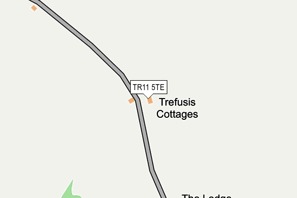 TR11 5TE map - OS OpenMap – Local (Ordnance Survey)