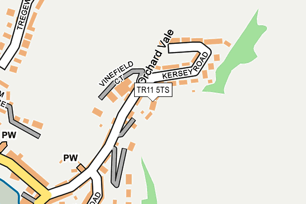 TR11 5TS map - OS OpenMap – Local (Ordnance Survey) TR11 5TS map - OS OpenMap – Local (Ordnance Survey)