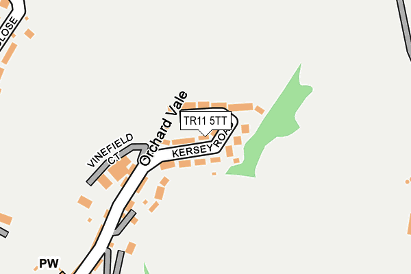 TR11 5TT map - OS OpenMap – Local (Ordnance Survey) TR11 5TT map - OS OpenMap – Local (Ordnance Survey)