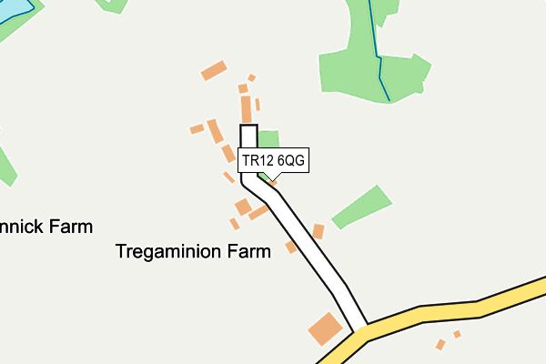 TR12 6QG map - OS OpenMap – Local (Ordnance Survey)