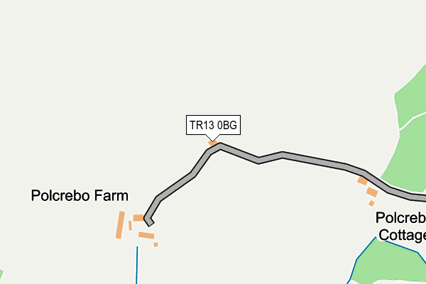 TR13 0BG map - OS OpenMap – Local (Ordnance Survey) TR13 0BG map - OS OpenMap – Local (Ordnance Survey)