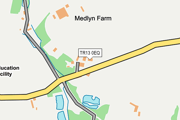 TR13 0EQ map - OS OpenMap – Local (Ordnance Survey) TR13 0EQ map - OS OpenMap – Local (Ordnance Survey)