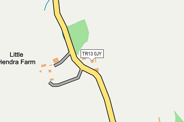 TR13 0JY map - OS OpenMap – Local (Ordnance Survey) TR13 0JY map - OS OpenMap – Local (Ordnance Survey)