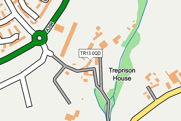TR13 0QD map - OS OpenMap – Local (Ordnance Survey) TR13 0QD map - OS OpenMap – Local (Ordnance Survey)