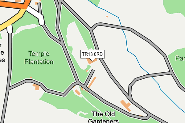 TR13 0RD map - OS OpenMap – Local (Ordnance Survey) TR13 0RD map - OS OpenMap – Local (Ordnance Survey)