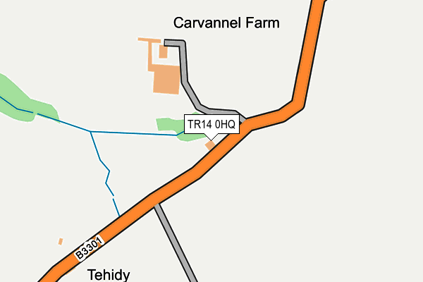 TR14 0HQ map - OS OpenMap – Local (Ordnance Survey) TR14 0HQ map - OS OpenMap – Local (Ordnance Survey)