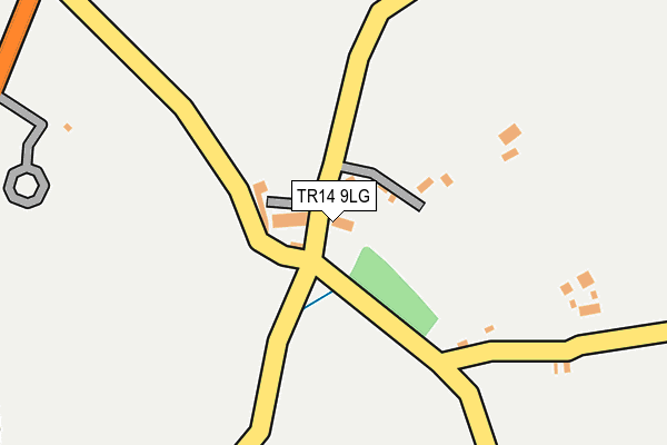 TR14 9LG map - OS OpenMap – Local (Ordnance Survey) TR14 9LG map - OS OpenMap – Local (Ordnance Survey)