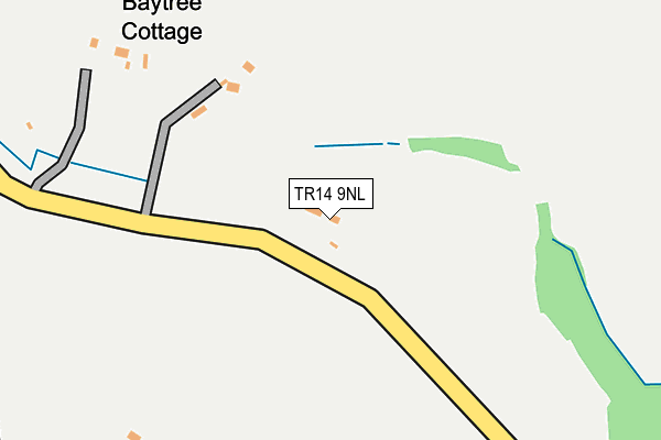 TR14 9NL map - OS OpenMap – Local (Ordnance Survey) TR14 9NL map - OS OpenMap – Local (Ordnance Survey)