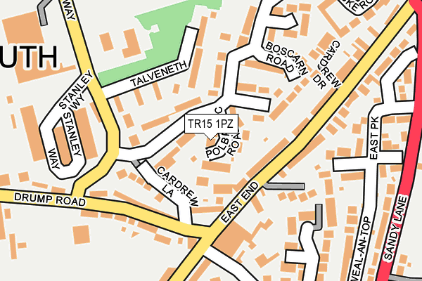 TR15 1PZ map - OS OpenMap – Local (Ordnance Survey) TR15 1PZ map - OS OpenMap – Local (Ordnance Survey)