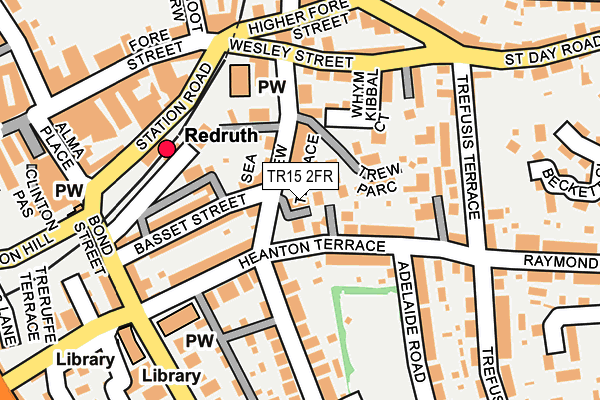 TR15 2FR map - OS OpenMap – Local (Ordnance Survey) TR15 2FR map - OS OpenMap – Local (Ordnance Survey)