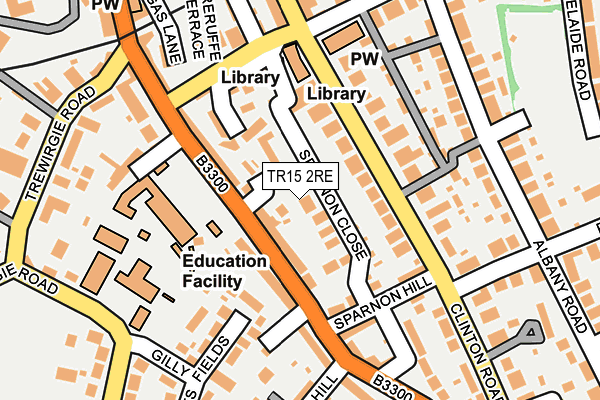 TR15 2RE map - OS OpenMap – Local (Ordnance Survey) TR15 2RE map - OS OpenMap – Local (Ordnance Survey)