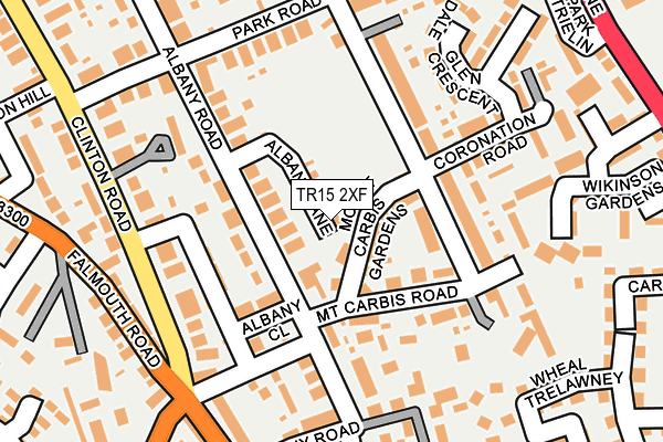 TR15 2XF map - OS OpenMap – Local (Ordnance Survey) TR15 2XF map - OS OpenMap – Local (Ordnance Survey)