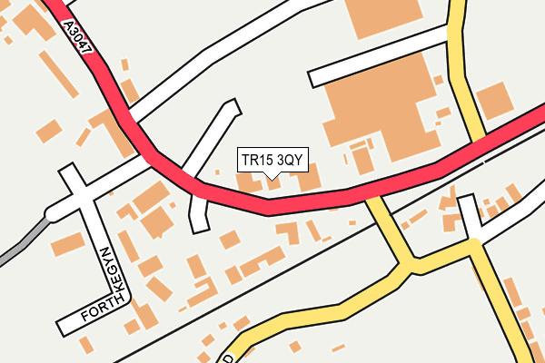 TR15 3QY map - OS OpenMap – Local (Ordnance Survey) TR15 3QY map - OS OpenMap – Local (Ordnance Survey)