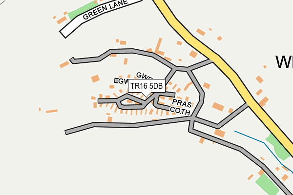 TR16 5DB map - OS OpenMap – Local (Ordnance Survey) TR16 5DB map - OS OpenMap – Local (Ordnance Survey)