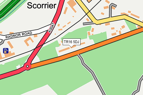TR16 5DJ map - OS OpenMap – Local (Ordnance Survey) TR16 5DJ map - OS OpenMap – Local (Ordnance Survey)