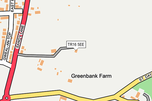 TR16 5EE map - OS OpenMap – Local (Ordnance Survey) TR16 5EE map - OS OpenMap – Local (Ordnance Survey)