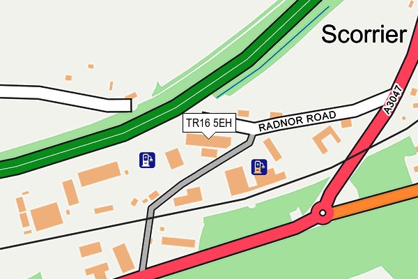 TR16 5EH map - OS OpenMap – Local (Ordnance Survey) TR16 5EH map - OS OpenMap – Local (Ordnance Survey)