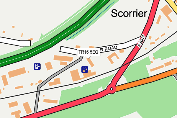 TR16 5EQ map - OS OpenMap – Local (Ordnance Survey)