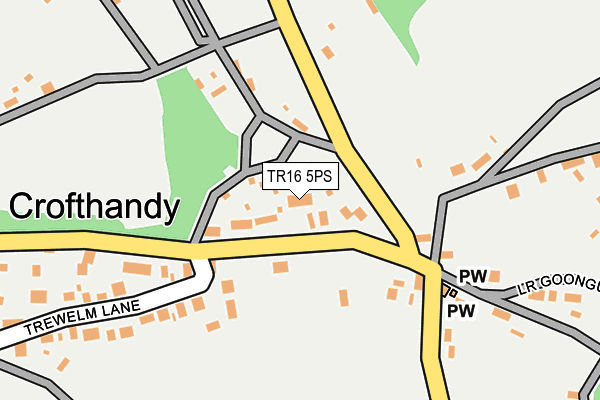 TR16 5PS map - OS OpenMap – Local (Ordnance Survey) TR16 5PS map - OS OpenMap – Local (Ordnance Survey)