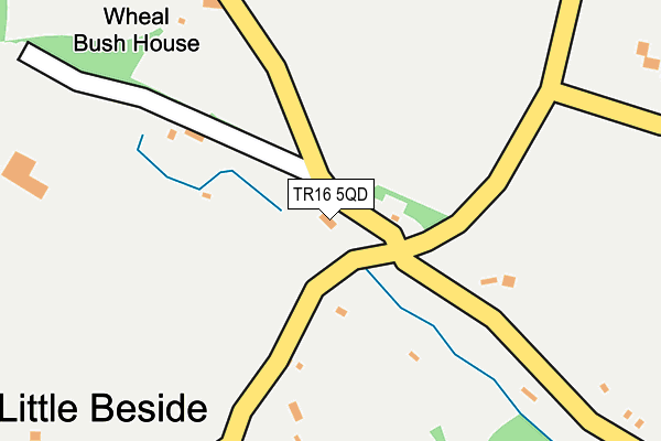 TR16 5QD map - OS OpenMap – Local (Ordnance Survey) TR16 5QD map - OS OpenMap – Local (Ordnance Survey)