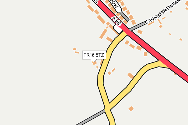 TR16 5TZ map - OS OpenMap – Local (Ordnance Survey) TR16 5TZ map - OS OpenMap – Local (Ordnance Survey)