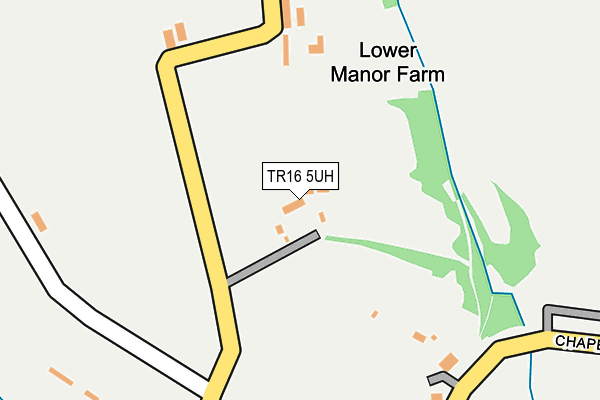 TR16 5UH map - OS OpenMap – Local (Ordnance Survey) TR16 5UH map - OS OpenMap – Local (Ordnance Survey)